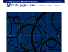 Tablet Screenshot of indian-industries.com